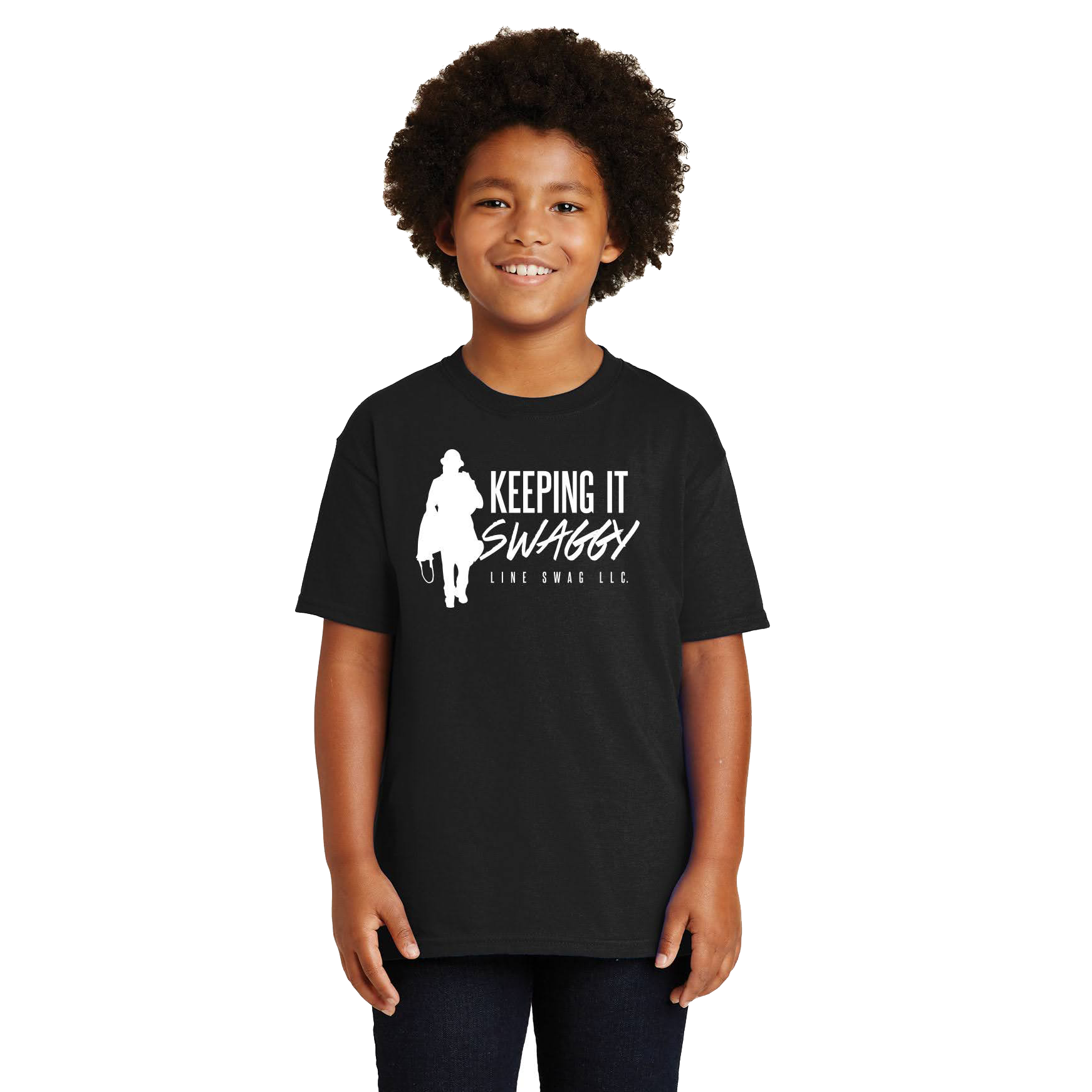 Keeping It Swaggy Youth Tshirt Lineman Swag