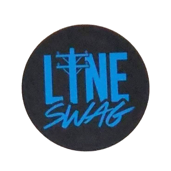 Line Swag sticker blue